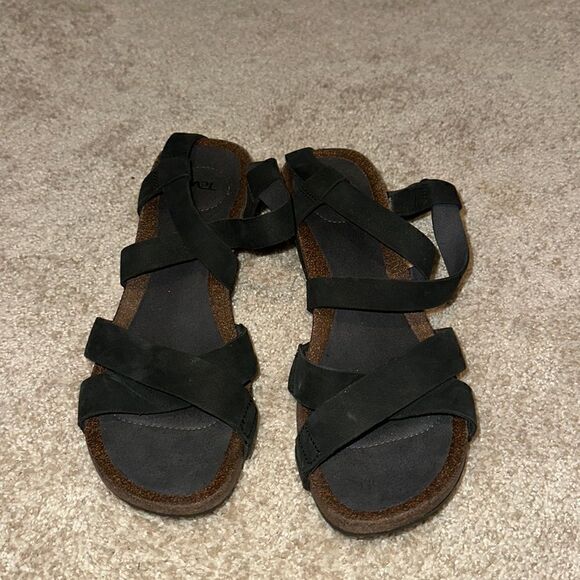 Black Teva Sandals  - Picture 1 of 4